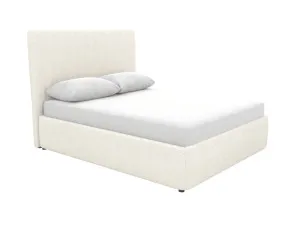 Valor Leo Bed Boucle Ivory Double by James Lane, a Beds & Bed Frames for sale on Style Sourcebook
