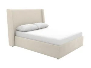Wing Leo Bed Muse Flax Queen by James Lane, a Beds & Bed Frames for sale on Style Sourcebook