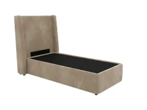 Wing Leo Bed Muse Soft Brown King Single by James Lane, a Beds & Bed Frames for sale on Style Sourcebook