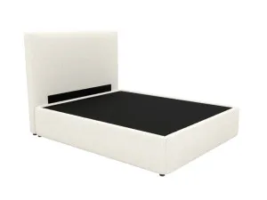 Havana Leo Bed Boucle Ivory by James Lane, a Beds & Bed Frames for sale on Style Sourcebook