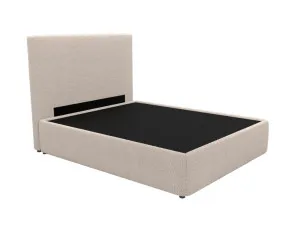 Havana Leo Bed Boucle Pumice by James Lane, a Beds & Bed Frames for sale on Style Sourcebook