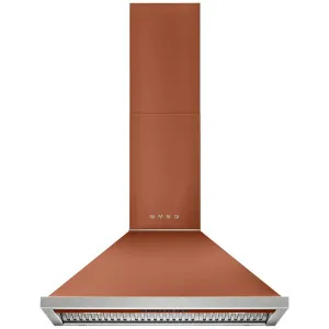 Smeg 90cm Portofino Decorative Wall Rangehood Amber Clay KCU94ACM by Smeg, a Rangehoods for sale on Style Sourcebook