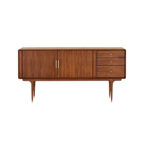 Manhattan Sideboard - Walnut Brown by Lounge Lovers, a Sideboards, Buffets & Trolleys for sale on Style Sourcebook