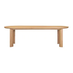 Graze 270cm Dining Table - Natural by Lounge Lovers, a Dining Tables for sale on Style Sourcebook