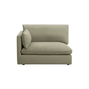 Loft Modular Left Arm 128cm - Florence Green by Lounge Lovers, a Sofas for sale on Style Sourcebook