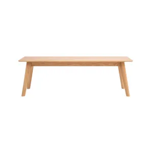 Oskar 140cm Bench - Natural Oak by Lounge Lovers, a Benches for sale on Style Sourcebook