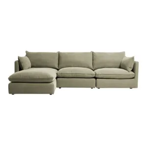 Loft Mini Left Chaise Sofa - Florence Green by Lounge Lovers, a Sofas for sale on Style Sourcebook