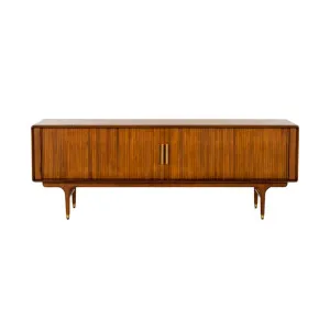 Manhattan 160cm TV Unit - Walnut Brown by Lounge Lovers, a Entertainment Units & TV Stands for sale on Style Sourcebook