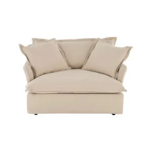 Toorak Love Seat - Florence Natural by Lounge Lovers, a Sofas for sale on Style Sourcebook