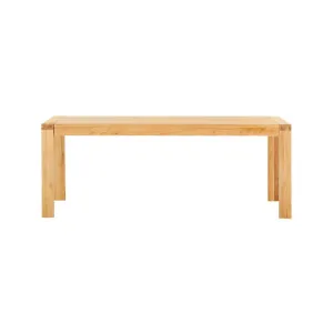 Marlow 200cm Extension Dining Table - Oak by Lounge Lovers, a Dining Tables for sale on Style Sourcebook