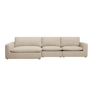 Hudson Left Chaise Sofa - Luxe Natural by Lounge Lovers, a Sofas for sale on Style Sourcebook