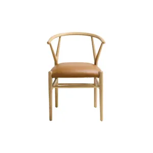 Arbor Dining Chair - Natural Ash/Tan PU by Lounge Lovers, a Dining Chairs for sale on Style Sourcebook