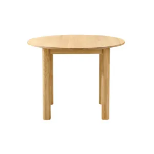 Ollie 100cm Round Dining Table - Oak by Lounge Lovers, a Dining Tables for sale on Style Sourcebook