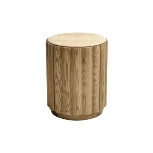 Rune Side Table - Travertine by Lounge Lovers, a Side Table for sale on Style Sourcebook