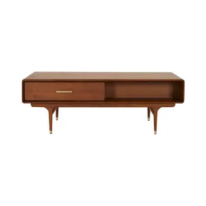 Manhattan Coffee Table - Walnut Brown by Lounge Lovers, a Coffee Table for sale on Style Sourcebook