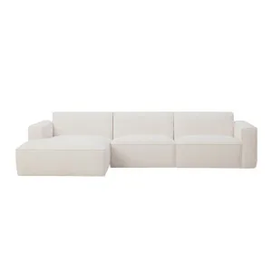 Jude Left Chaise Sofa - Panama Ivory by Lounge Lovers, a Sofas for sale on Style Sourcebook