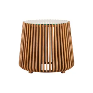 Aurora Side Table - Natural by Lounge Lovers, a Side Table for sale on Style Sourcebook