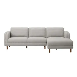 Lila Right Chaise Sofa - Aria Grey by Lounge Lovers, a Sofas for sale on Style Sourcebook