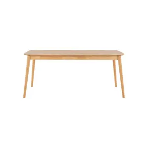 Otis 180cm Dining Table - Oak by Lounge Lovers, a Dining Tables for sale on Style Sourcebook