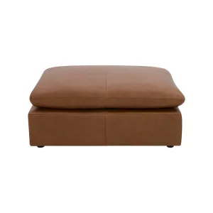 Hudson Small Ottoman - Tuscany Tan by Lounge Lovers, a Ottomans for sale on Style Sourcebook
