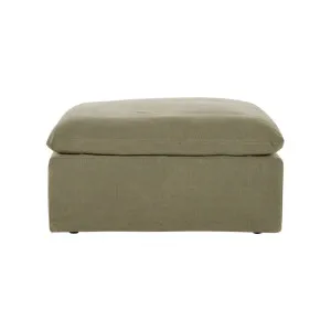 Santa Monica Ottoman - Florence Green by Lounge Lovers, a Sofas for sale on Style Sourcebook