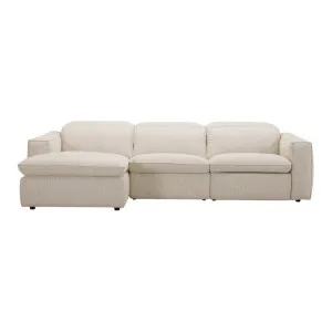 Abode Left Chaise Recliner Sofa - Vue Sand by Lounge Lovers, a Chairs for sale on Style Sourcebook