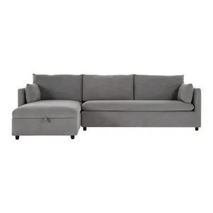 Felix Left Chaise Sofa Bed - Austin Grey by Lounge Lovers, a Sofa Beds for sale on Style Sourcebook