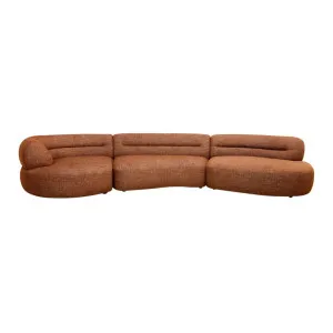 Brooklyn Left 5 Seat Sofa - Cleo Caramel by Lounge Lovers, a Sofas for sale on Style Sourcebook