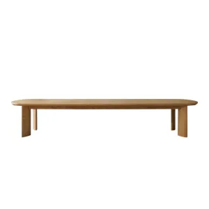 Graze 220cm Bench - Natural by Lounge Lovers, a Benches for sale on Style Sourcebook