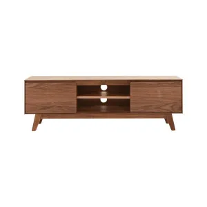 Otis 140cm TV Unit - Walnut Brown by Lounge Lovers, a Entertainment Units & TV Stands for sale on Style Sourcebook