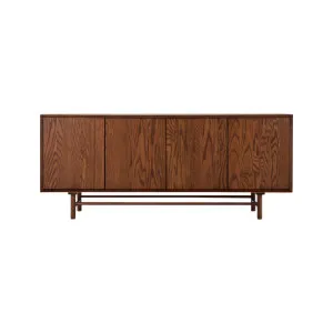 Ollie Sideboard - Walnut Brown by Lounge Lovers, a Sideboards, Buffets & Trolleys for sale on Style Sourcebook