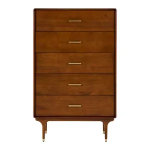 Manhattan Tallboy - Walnut Brown by Lounge Lovers, a Dressing Tables for sale on Style Sourcebook