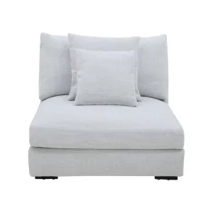 Long Beach Armless Sofa - Sienna Light Grey by Lounge Lovers, a Sofas for sale on Style Sourcebook