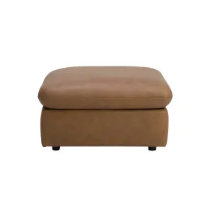 Hudson Mini Mini Ottoman - Tuscany Tan by Lounge Lovers, a Ottomans for sale on Style Sourcebook