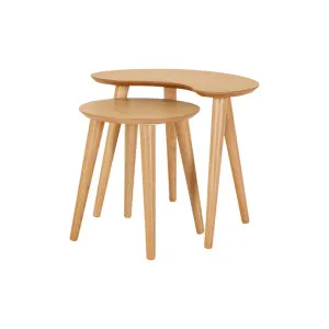 Erikson Nest Side Tables - Oak by Lounge Lovers, a Side Table for sale on Style Sourcebook