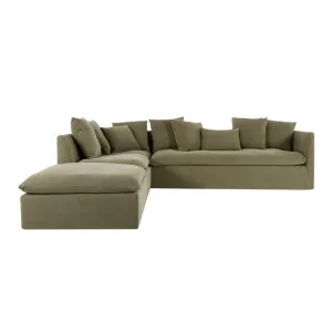 Santa Monica Left Corner Sofa - Florence Green by Lounge Lovers, a Sofas for sale on Style Sourcebook