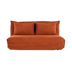 Happy 2 Seat Sofa Bed - Cord Copper by Lounge Lovers, a Sofa Beds for sale on Style Sourcebook