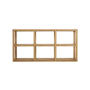 Montana Low Bookshelf - Elm by Lounge Lovers, a Wall Shelves & Hooks for sale on Style Sourcebook
