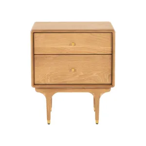 Manhattan Bedside Table - Oak by Lounge Lovers, a Bedside Tables for sale on Style Sourcebook