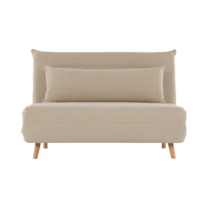 Bishop 2 Seat Sofa Bed - Dream Beige by Lounge Lovers, a Sofa Beds for sale on Style Sourcebook