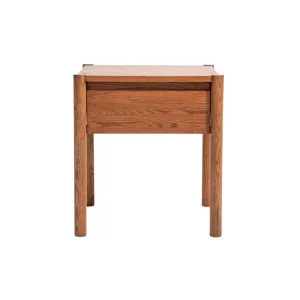 Ollie Bedside Table - Walnut Brown by Lounge Lovers, a Bedside Tables for sale on Style Sourcebook