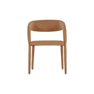 Helena Dining Chair - Tan PU by Lounge Lovers, a Dining Chairs for sale on Style Sourcebook