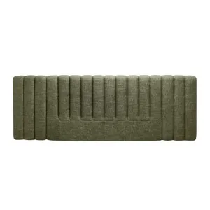 Arlo Double Tufted Wide Headboard - Green by Lounge Lovers, a Bed Heads for sale on Style Sourcebook