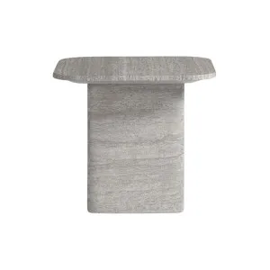 Cava Square Side Table - Hearthstone Grey by Lounge Lovers, a Side Table for sale on Style Sourcebook