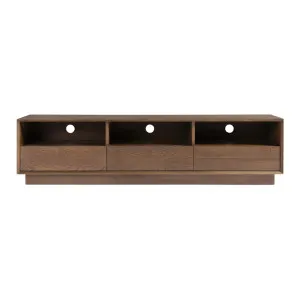 Bronte 180cm TV Unit - Brown Oak by Lounge Lovers, a Entertainment Units & TV Stands for sale on Style Sourcebook
