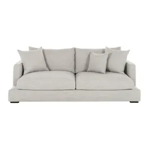 Long Beach 3 Seat Sofa - Sienna Light Grey by Lounge Lovers, a Sofas for sale on Style Sourcebook