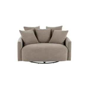Snug Swivel Chair - Austin Coffee by Lounge Lovers, a Chairs for sale on Style Sourcebook