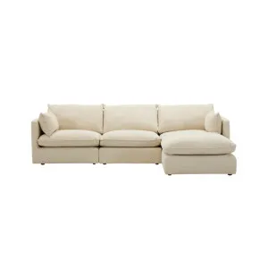 Loft Mini Right Chaise Sofa - Florence Natural by Lounge Lovers, a Sofas for sale on Style Sourcebook