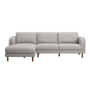 Lila Left Chaise Sofa - Aria Grey by Lounge Lovers, a Sofas for sale on Style Sourcebook