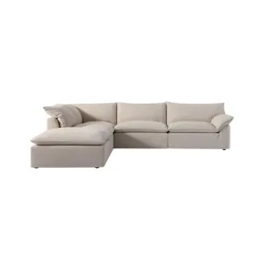 Billow Left Corner Sofa - Florence Natural by Lounge Lovers, a Sofas for sale on Style Sourcebook